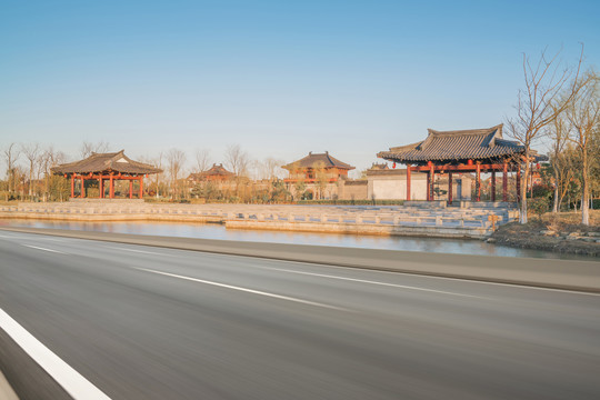 江苏省东台西溪古城旅游风光