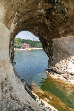 桂林象山公园的象鼻岩