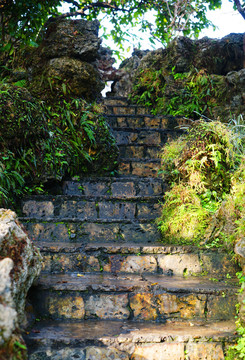 清晖园假山小路