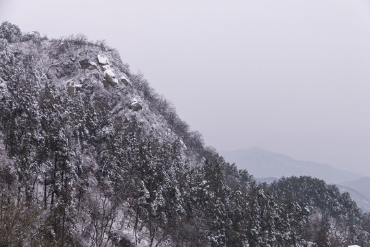 鸡公山雪景一角