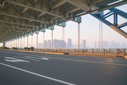 浙江杭州城市建筑和道路交通