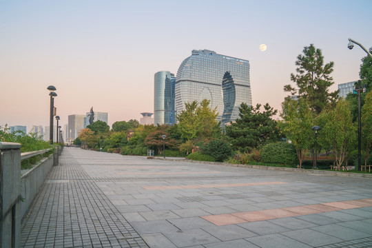 浙江杭州城市建筑和市民广场