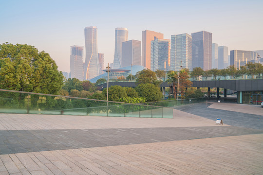 浙江杭州城市建筑和市民广场