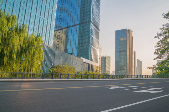 浙江杭州城市建筑和道路交通