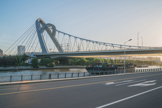 浙江杭州城市建筑和道路交通