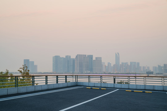 浙江杭州城市建筑和道路交通