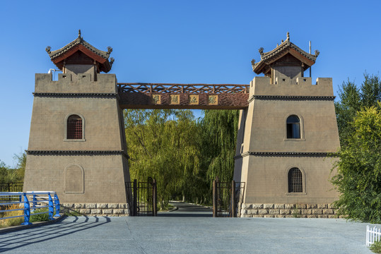 嘉峪关水寨大门