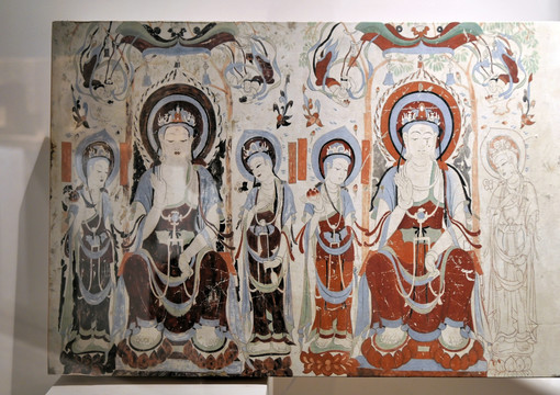 丝绸之路上的敦煌佛像壁画