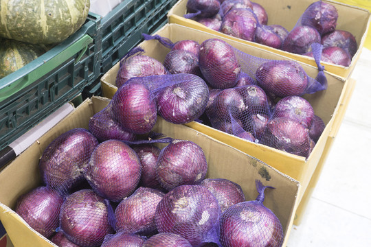 超市紫色洋葱