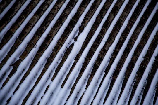 五泉山雪景