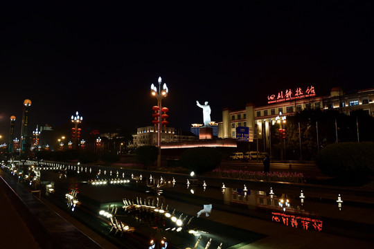 成都天府广场夜景