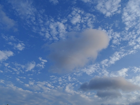 天空云彩唯美背景奇幻天空蓝天