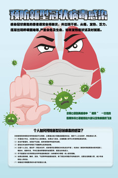預(yù)防新型冠狀病毒宣傳