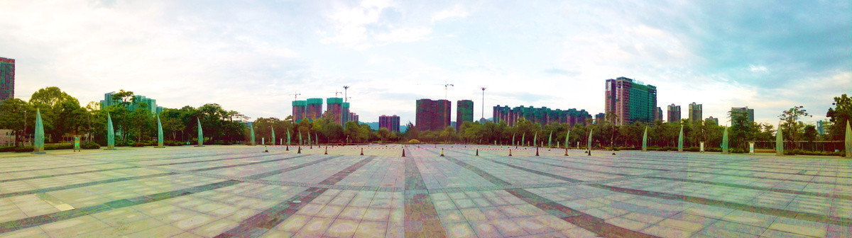 惠州惠民广场全景图