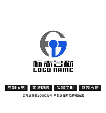 FG字母GF标志公司logo
