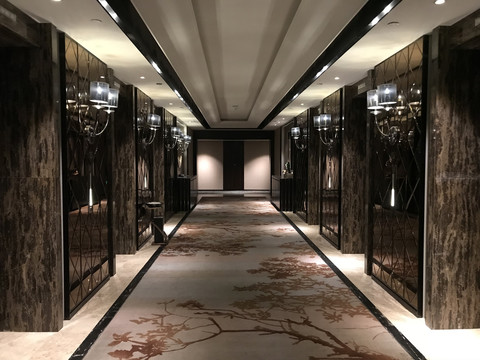 宾馆电梯间