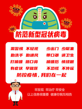 預(yù)防新型冠狀病毒48字守則