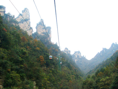 湖南湘西张家界黄石寨天子山风景