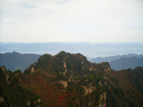 湖南湘西张家界黄石寨天子山风景