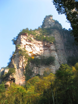 湖南湘西张家界黄石寨金鞭溪风景