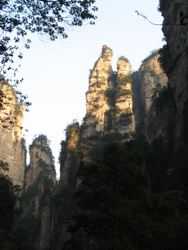 湖南湘西张家界黄石寨天子山风景