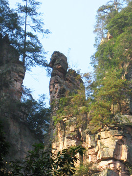 湖南湘西张家界黄石寨金鞭溪风景