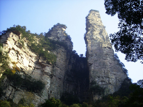 湖南湘西张家界黄石寨天子山风景