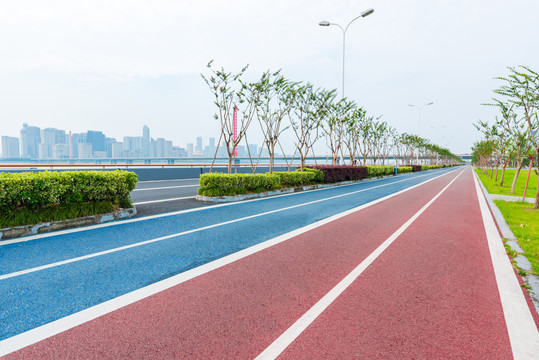 杭州滨江最美跑道塑胶跑道