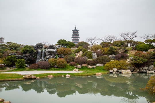 扬州瘦西湖水系微缩园