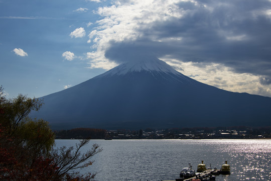 日本富士山风光