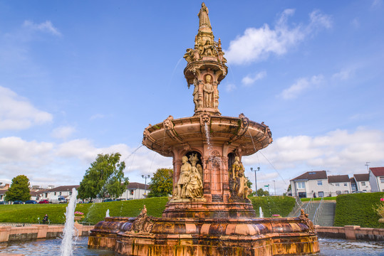 英国格拉斯哥欧式喷泉