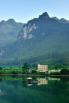 红水河月亮湾景观