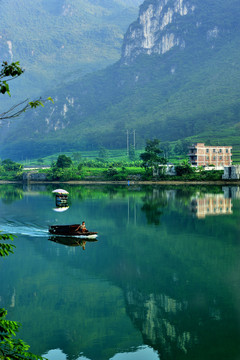 红水河月亮湾景观