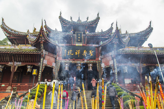 大足石刻宝顶山景区圣寿寺