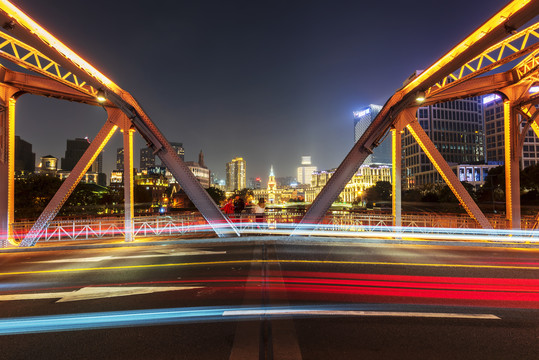 上海外白渡桥夜景