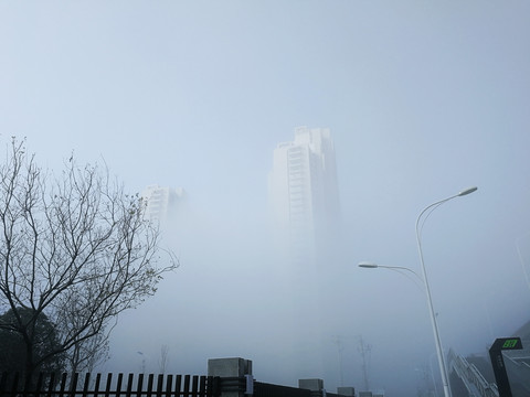 雾中都市