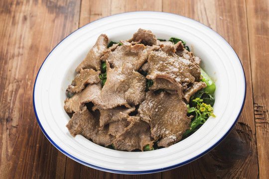 芥藍(lán)炒牛肉