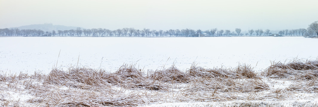 西堤雪景