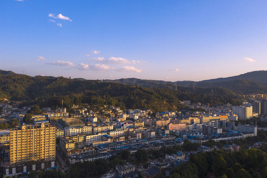 墨江县城鸟瞰