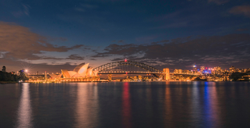 悉尼歌剧院夜景