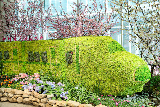 北京世界园艺博览会立体花坛