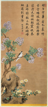 蔣廷錫花鳥寫生圖