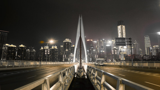 重庆千厮门大桥夜景