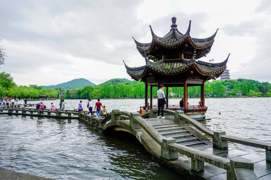 杭州西湖山水