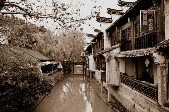 上海古镇水乡老照片