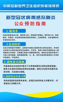 新型冠状病毒预防指南