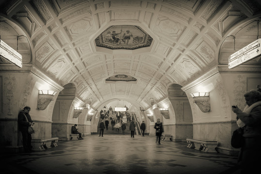 莫斯科地铁站白俄罗斯站