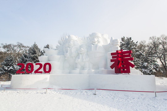 太阳岛雪雕5