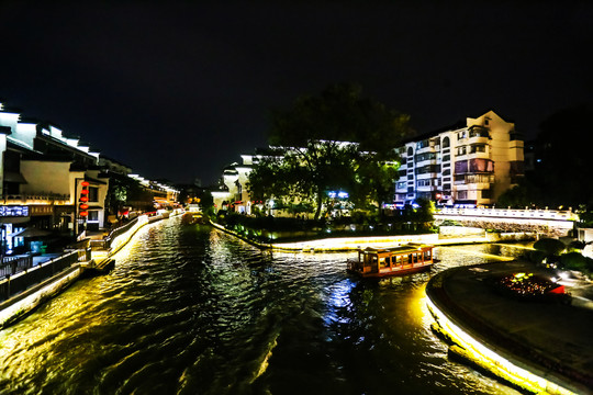 江苏南京秦淮河夜景