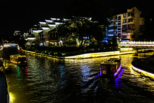 江苏南京秦淮河夜景